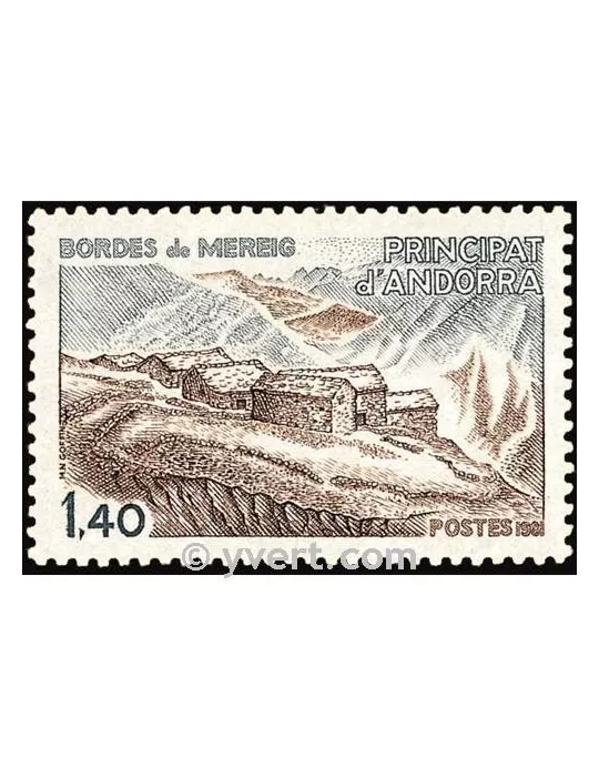 n° 291 - Timbre Andorre Poste