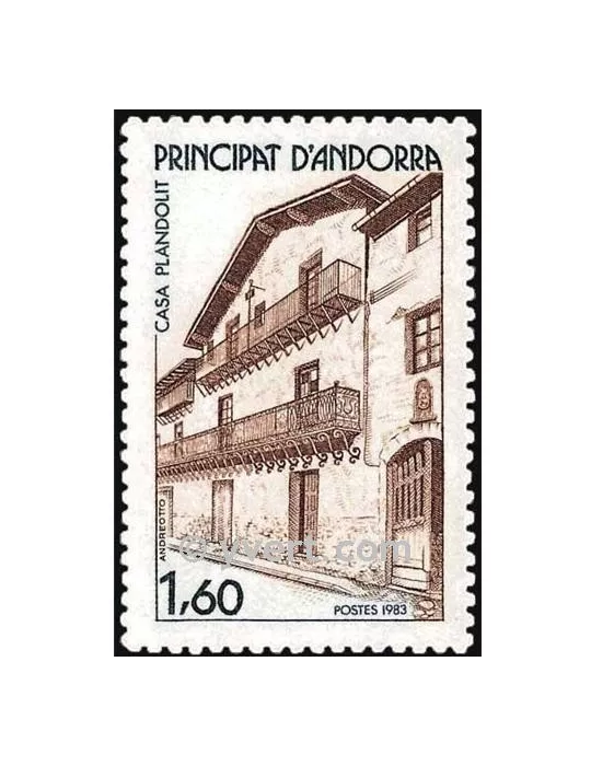 n° 326 - Timbre Andorre Poste
