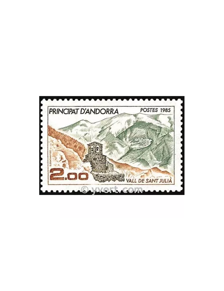 n° 338 - Timbre Andorre Poste