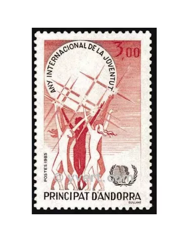 n° 341 - Timbre Andorre Poste