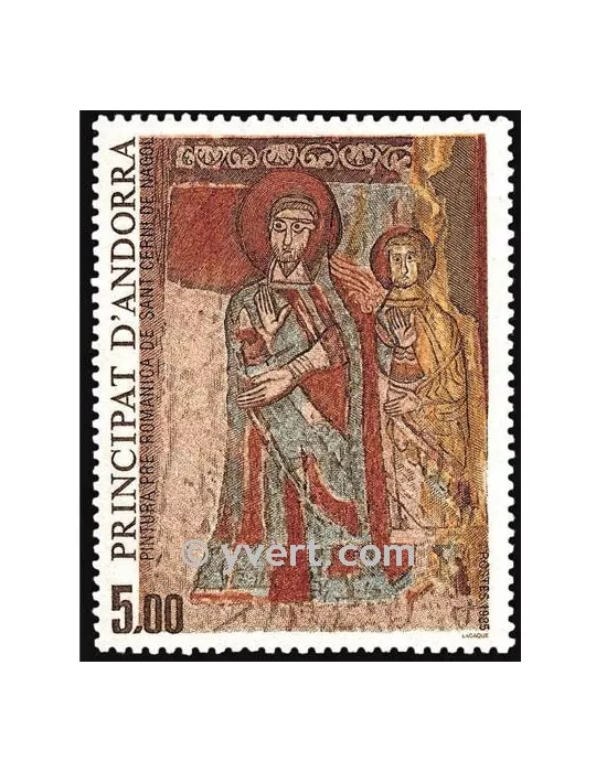 n° 344 - Timbre Andorre Poste