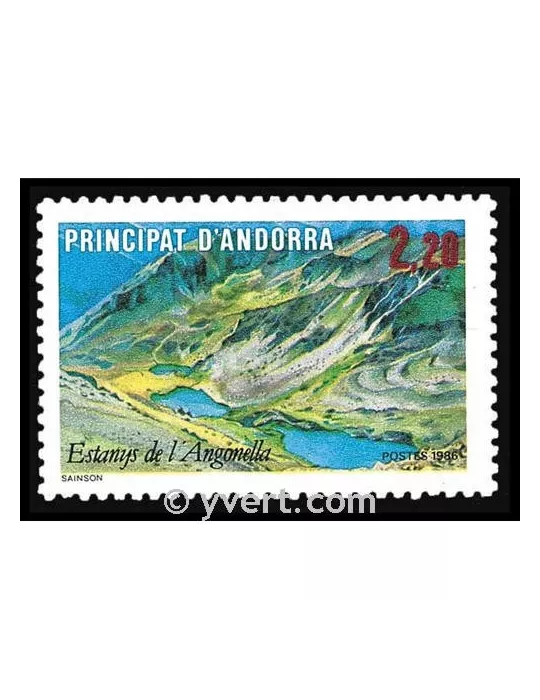 n° 351 - Timbre Andorre Poste