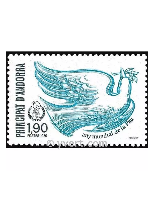 n° 353 - Timbre Andorre Poste