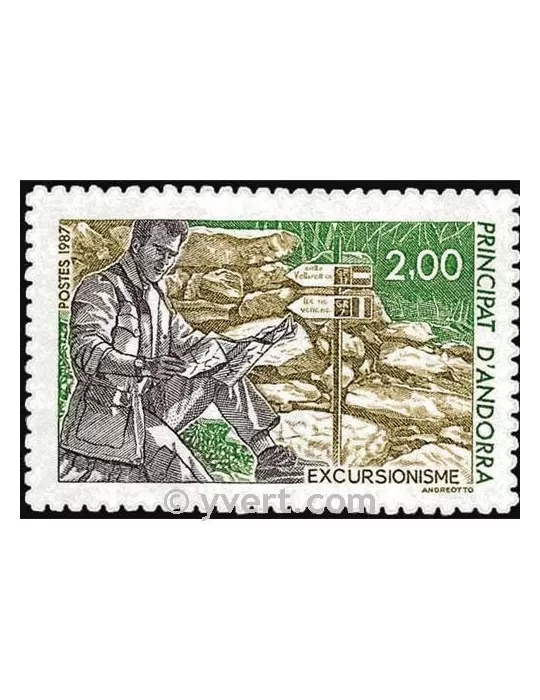 n° 364 - Timbre Andorre Poste