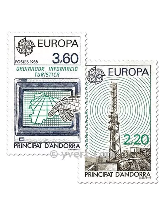 n° 369/370 - Timbre Andorre Poste