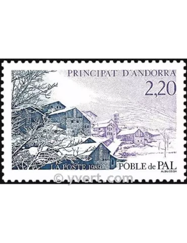 n° 377 - Timbre Andorre Poste