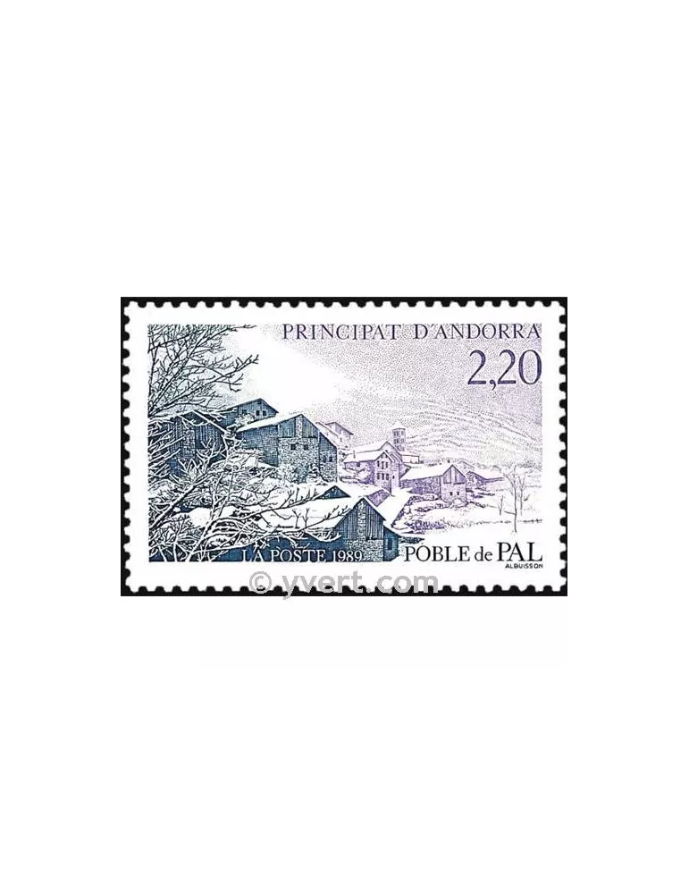 n° 377 - Timbre Andorre Poste