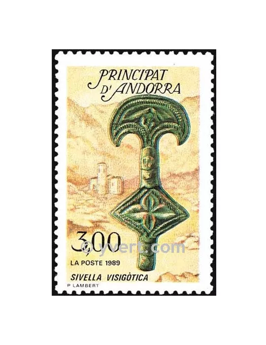 n° 381 - Timbre Andorre Poste