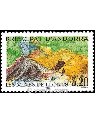 n° 386 - Timbre Andorre Poste