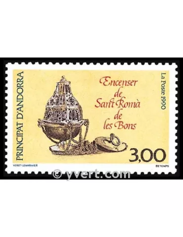 n° 392 - Timbre Andorre Poste