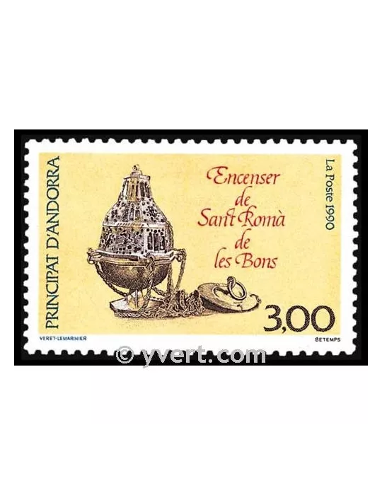n° 392 - Timbre Andorre Poste