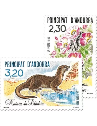 n° 393/394 - Timbre Andorre Poste