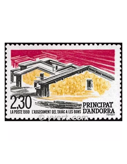 n° 395 - Timbre Andorre Poste