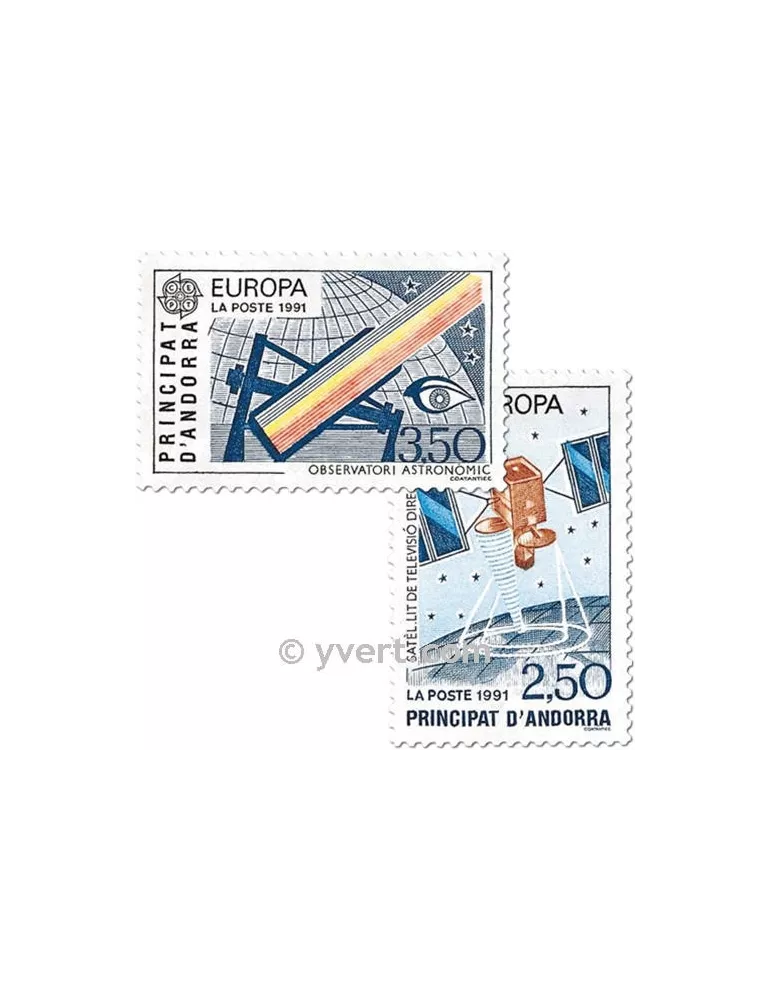 n° 402/403 - Timbre Andorre Poste
