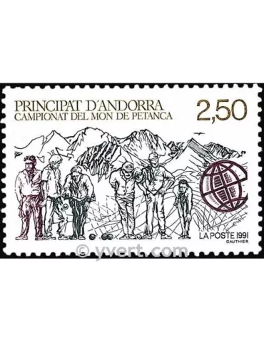 n° 407 - Timbre Andorre Poste