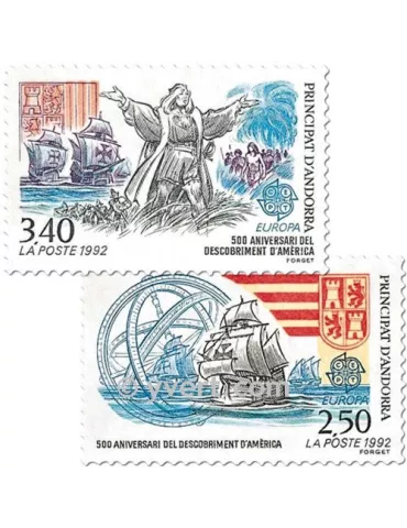 n° 416/417 - Timbre Andorre Poste