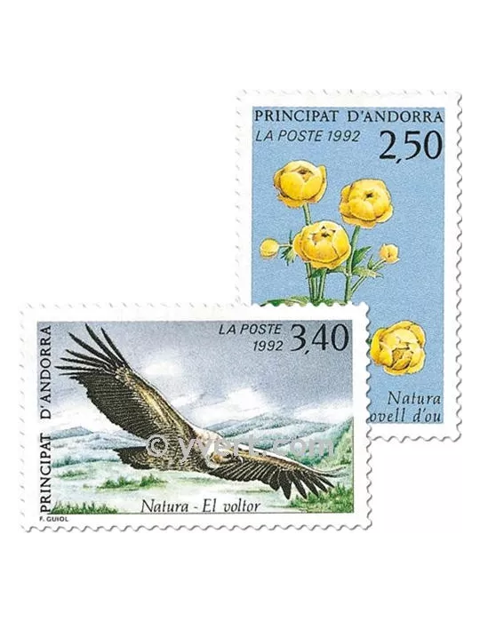 n° 420/421 - Timbre Andorre Poste