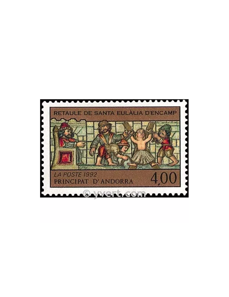 n° 422 - Timbre Andorre Poste