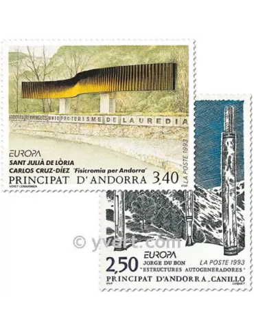 n° 430/431 - Timbre Andorre Poste