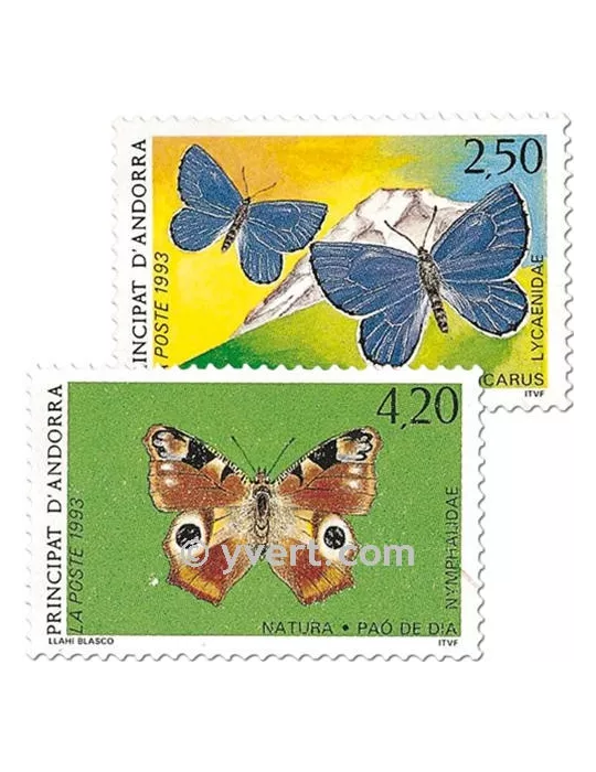 n° 432/433 - Timbre Andorre Poste