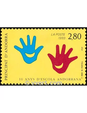 n° 438 - Timbre Andorre Poste