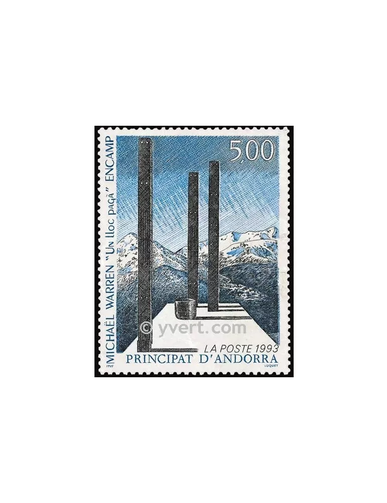 n° 439 - Timbre Andorre Poste