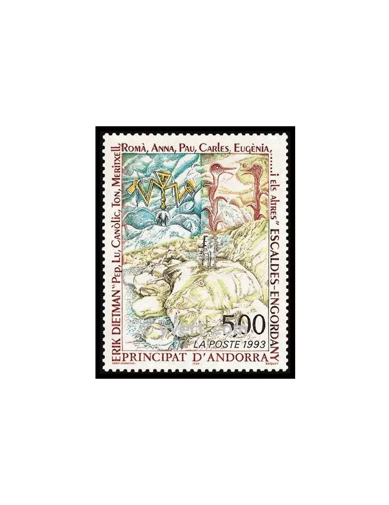 n° 440 - Timbre Andorre Poste