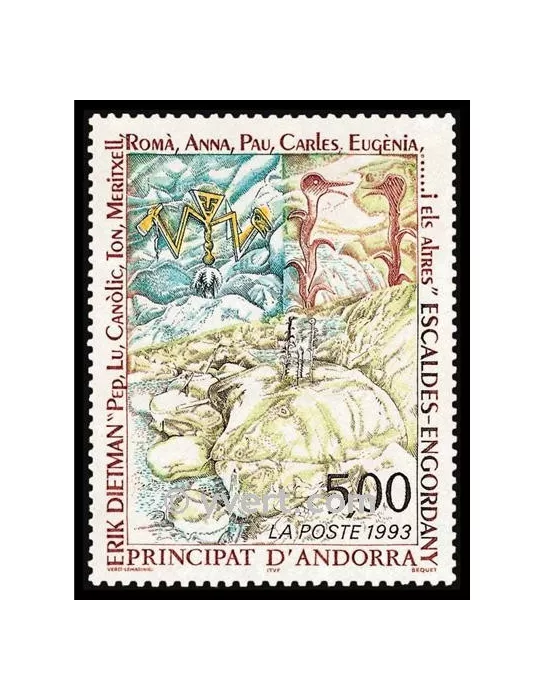 n° 440 - Timbre Andorre Poste