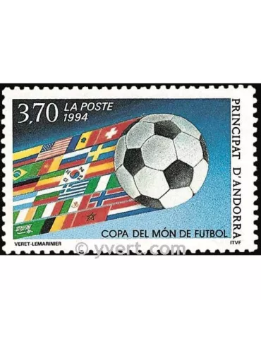 n° 446 - Timbre Andorre Poste