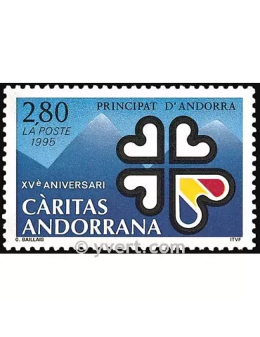 n° 456 - Timbre Andorre Poste