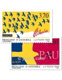 n° 457/458 - Timbre Andorre Poste