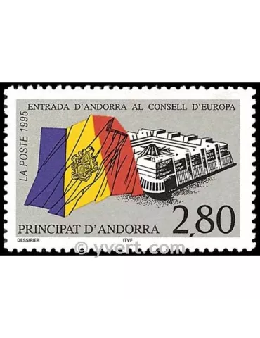 n° 466 - Timbre Andorre Poste