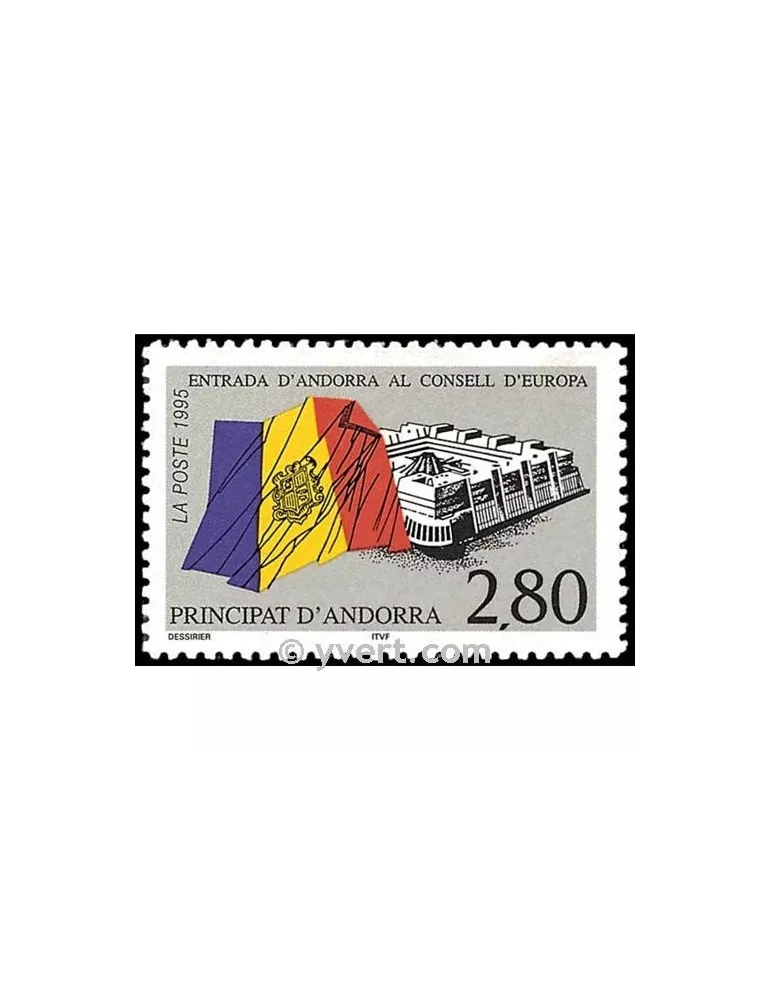 n° 466 - Timbre Andorre Poste