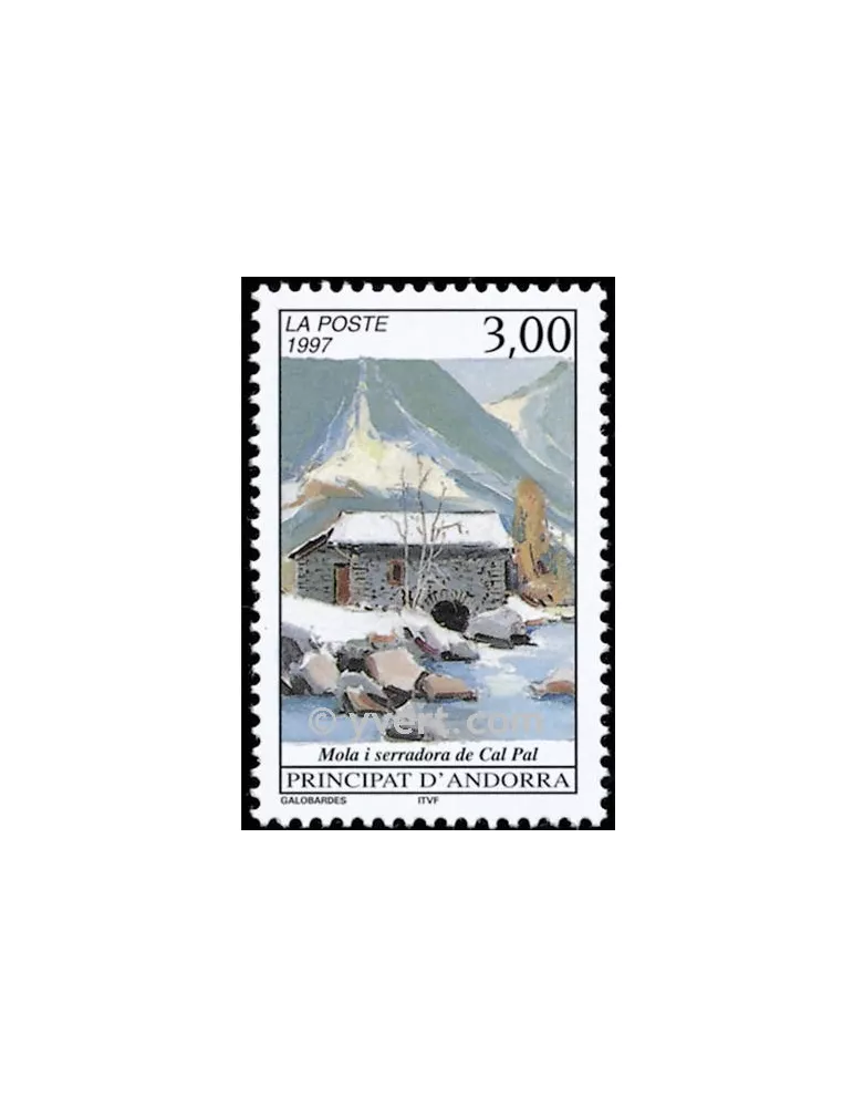 n° 489 - Timbre Andorre Poste
