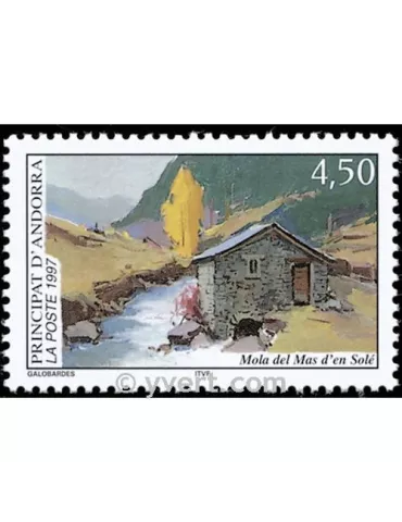 n° 490 - Timbre Andorre Poste