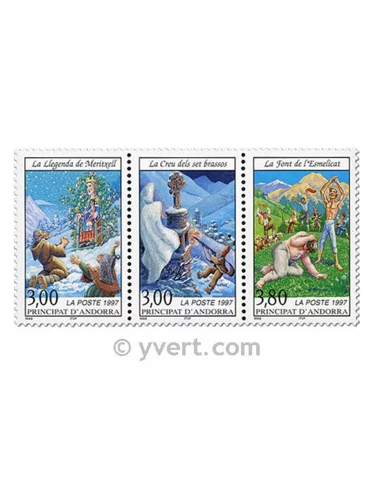 n° 495A - Timbre Andorre Poste