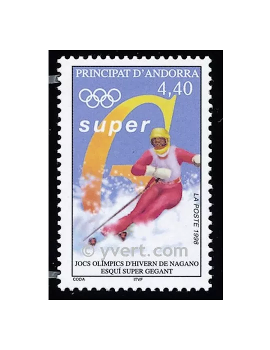 n° 498 - Timbre Andorre Poste