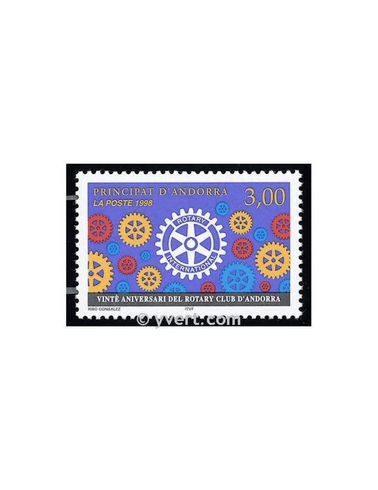 n° 500 - Timbre Andorre Poste