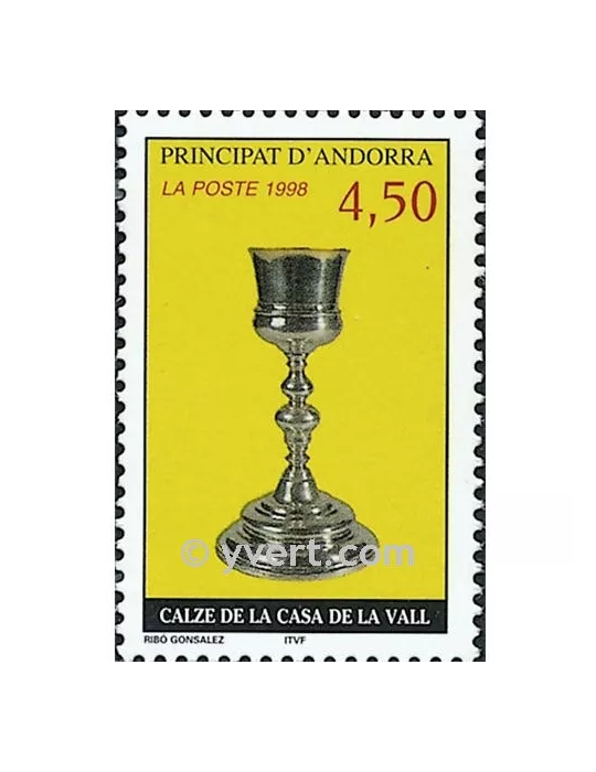 n° 506 - Timbre Andorre Poste