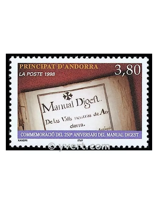 n° 511 - Timbre Andorre Poste