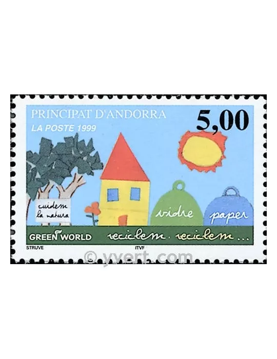 n° 513 - Timbre Andorre Poste