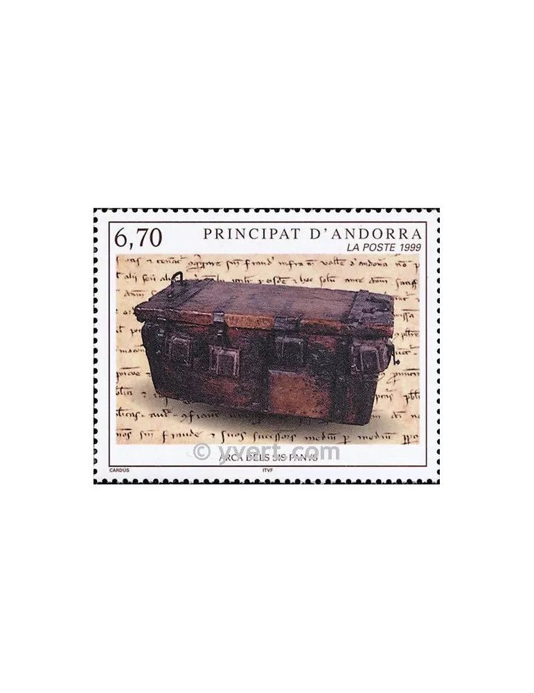 n° 523 - Timbre Andorre Poste