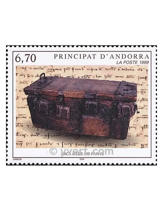 n° 523 - Timbre Andorre Poste