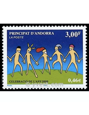 n° 525 - Timbre Andorre Poste