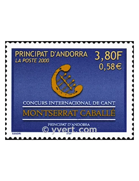 n° 527 - Timbre Andorre Poste