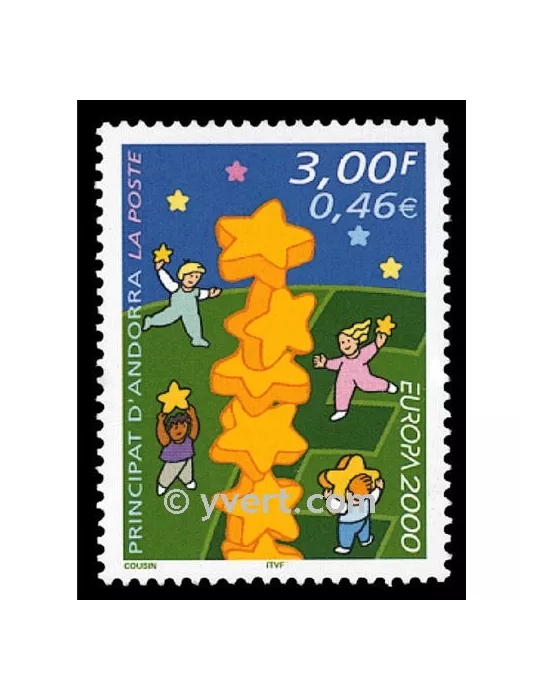 n° 529 - Timbre Andorre Poste