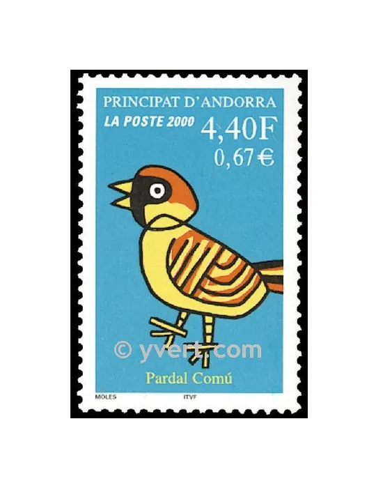 n° 533 - Timbre Andorre Poste