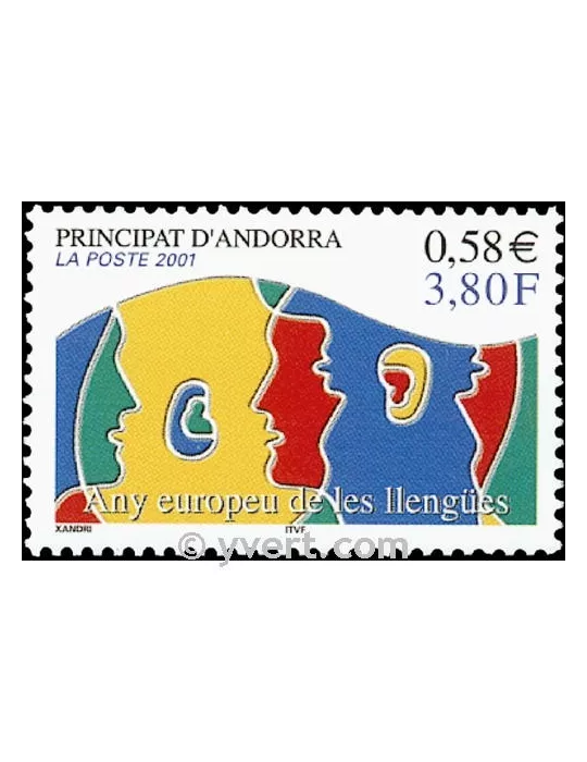 n° 549 - Timbre Andorre Poste