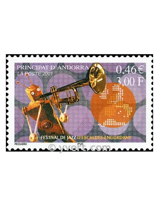 n° 550 - Timbre Andorre Poste
