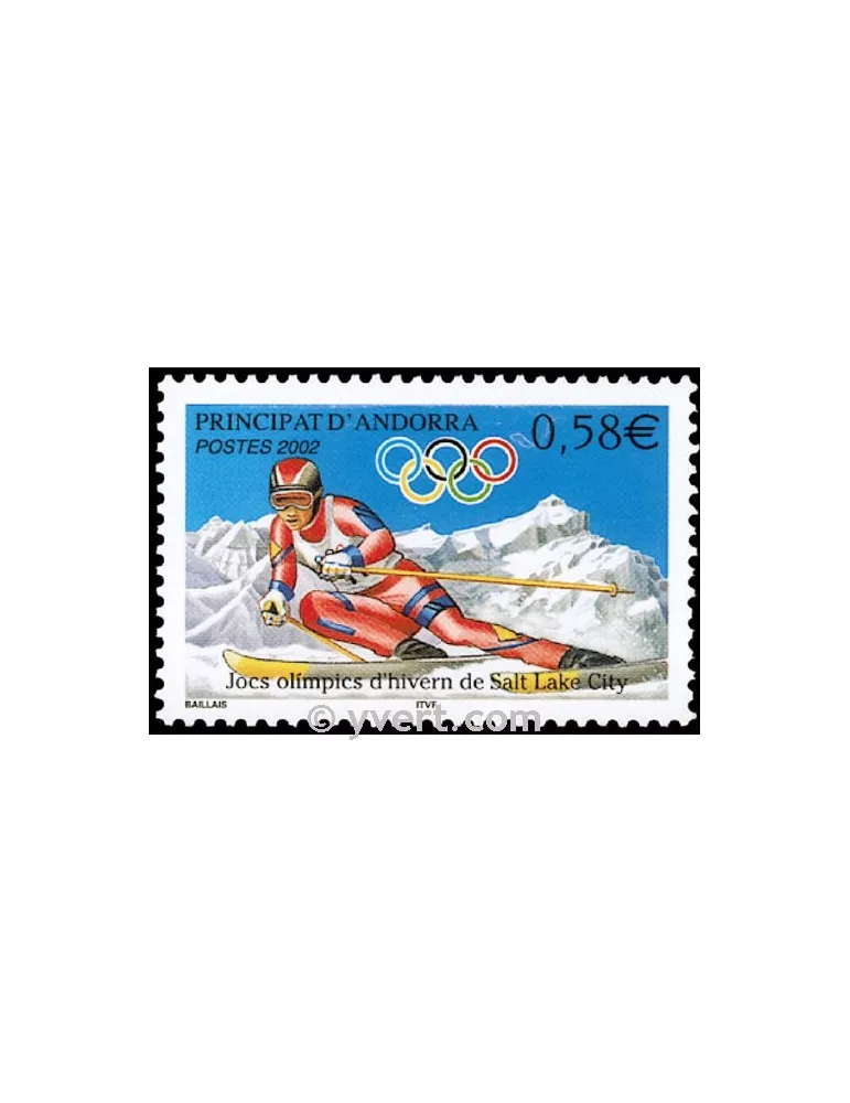 n° 566 - Timbre Andorre Poste